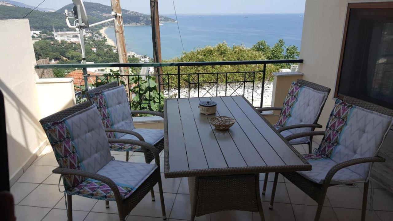 The View Apartment Kavala Bagian luar foto